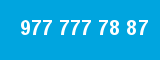 977 777 78 87 977 777 78 87